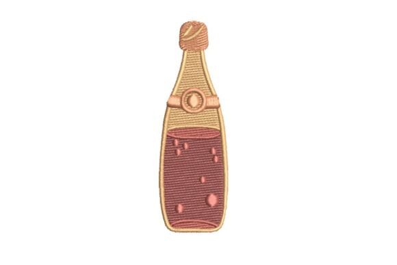 Celebration Champagne Bottle Embroidery Design Review