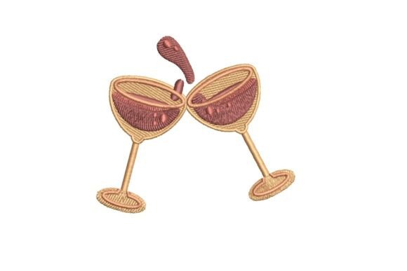 Celebration Wine Toast Embroidery Design Review