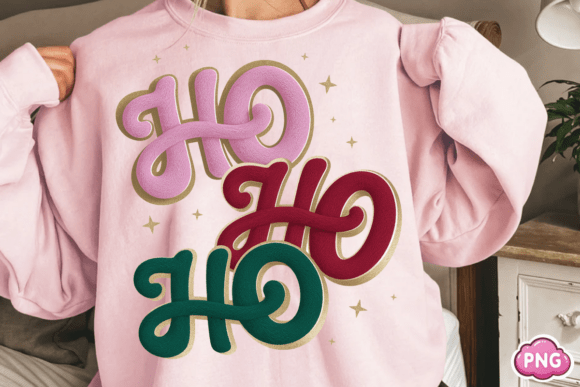 Crochet Ho Ho Ho PNG, Embroidery Santa Review