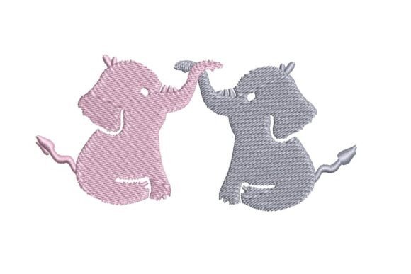 Cute Baby Elephants Embroidery Design Review