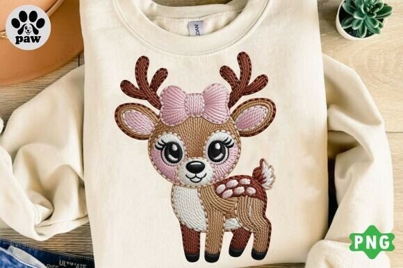 Faux Yarn Deer Embroidery Design Review