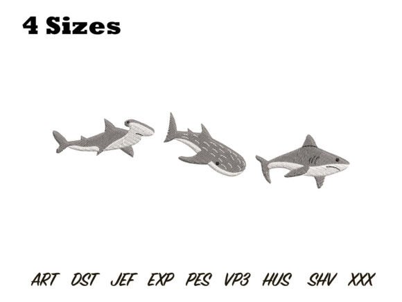 Trio Shark Embroidery Design Review